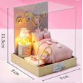 thumbnail image 2 of DIY hut heart-moving time handmade mini scene hut model creative girl birthday lover gift, creative gift ornaments three-dimensional puzzle, 2 of 2