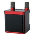Home Audio Karaoke Machine With 2 Wireless Microphones, 3000mAh