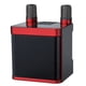 thumbnail image 2 of Máquina de karaoke de audio para el hogar con micrófonos inalámbricos, juego de altavoces de micrófono portátil de 3000 mAh, sistema de PA recargable Bluetooth 5.0, subwoofer de escenario, sonido de k, 2 of 6