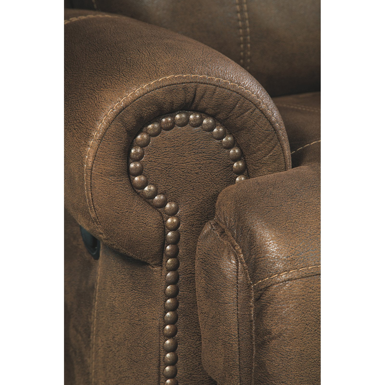 Ashley Furniture Austere Gray 2 Seat Reclining Sofa Baci Living Room