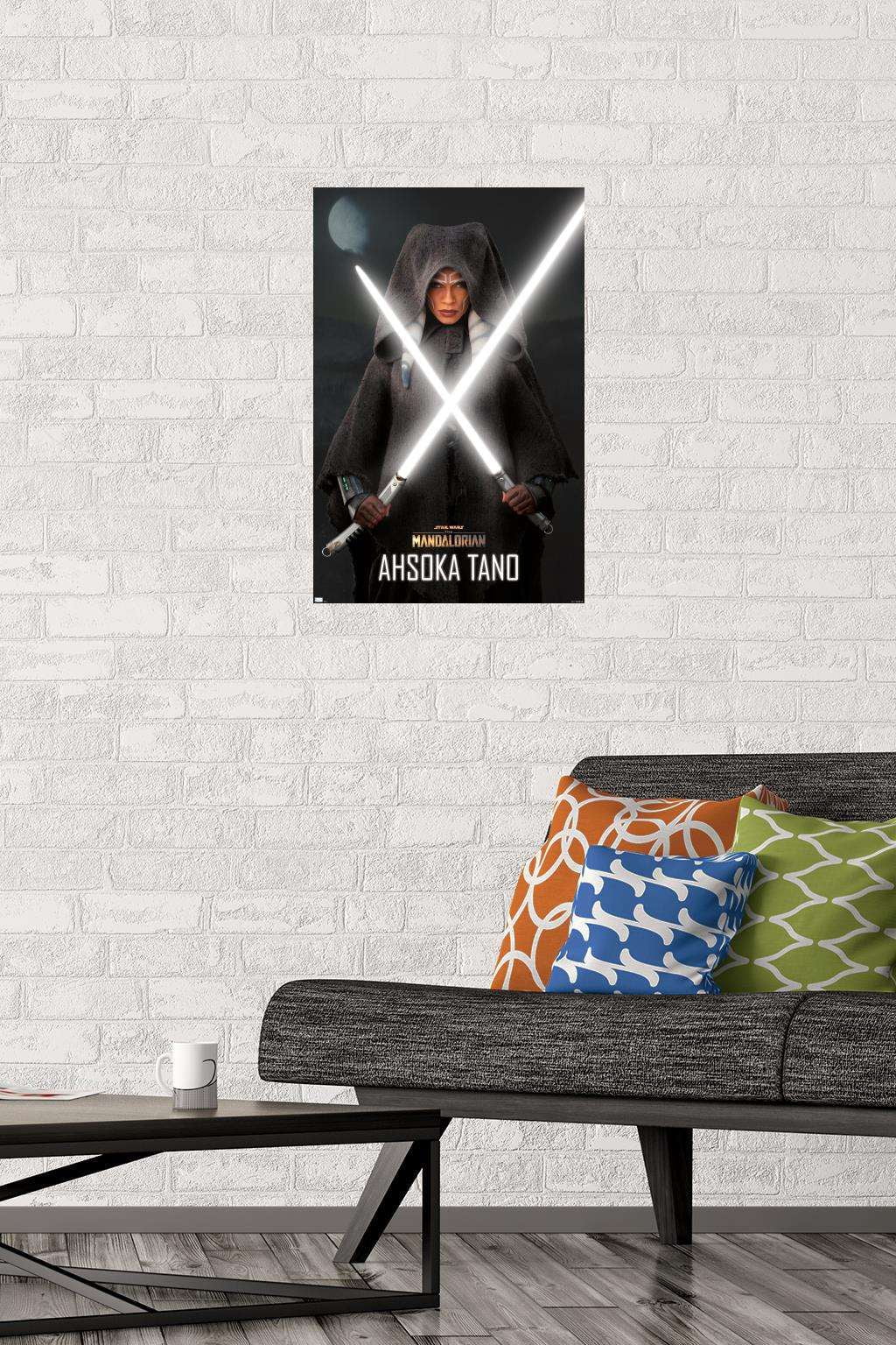 Star Wars The Mandalorian Season 2 - Ahsoka Lightsabers Wall Poster, 14.725" x 22.375"