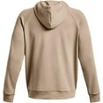 thumbnail image 6 of Under Armour mens Rival Fleece Logo Hoodie, 236 Sahara / / White, XX-Large, 6 of 6