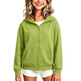 thumbnail image 5 of Sweatshirt for Kids Dqueduo Kids' Zip Up Hoodie Casual Long Sleeve Hooded Sweatshirt Jacket With Front Pocket For Daily Wear, 5 of 6