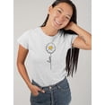 thumbnail image 2 of Love Daisy Positive Heart  T-Shirt Women -Image by Shutterstock, Female 5X-Large, 2 of 4
