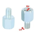 thumbnail image 4 of Unique Bargains 2pcs 10mm Positive to 8mm Reverse Silver Tone Motorcycle Rearview Mirror Adapter Bolt Screw counterclockwise, 4 of 4
