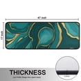thumbnail image 5 of Kitchen Rugs Sets Of 2,Teal Gold Marble Pattern Anti Fatigue Kitchen Mat Rugs Non Slip Washable,Decorative Kitchen Floor Mats for Kitchen,Sink,Laundry,17"x47"+17"x47", 5 of 5