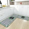 thumbnail image 2 of Kitchen Mats for Floor Set of 2, Spring Leaf Kitchen Rugs, Cushioned Anti Fatigue Mats for Kitchen Floor Mat, Kitchen Floor Mat, Buffalo Plaid Kitchen Rug and Mats Non Skid Waterproof, 2 of 6