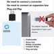 thumbnail image 2 of Mouse Jiggler USB C, Indetectable, Automático, Tipo C, 3 Modos de Movimiento, Sin Necesidad de Controladores, para Mantener la Computadora , Color Plateado, 2 of 5