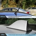 thumbnail image 3 of Shark Fin Antenna Cover for Car, Automotive Top Roof Aerials AM/FM Radio Signal Base, Vehicle Shark Fin Shape Cover with Adhesive Tape, Car Accessories Universal for Most Sedan, SUV, Van, 3 of 6