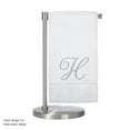 thumbnail image 3 of Monogrammed Bath Towel, Personalized Gift, 27 x 54 inches - Set of 2 - Silver Script Embroidered Towel - 100% Turkish Cotton- Soft Terry Finish - for Bathroom or Spa - Script H White, 3 of 3