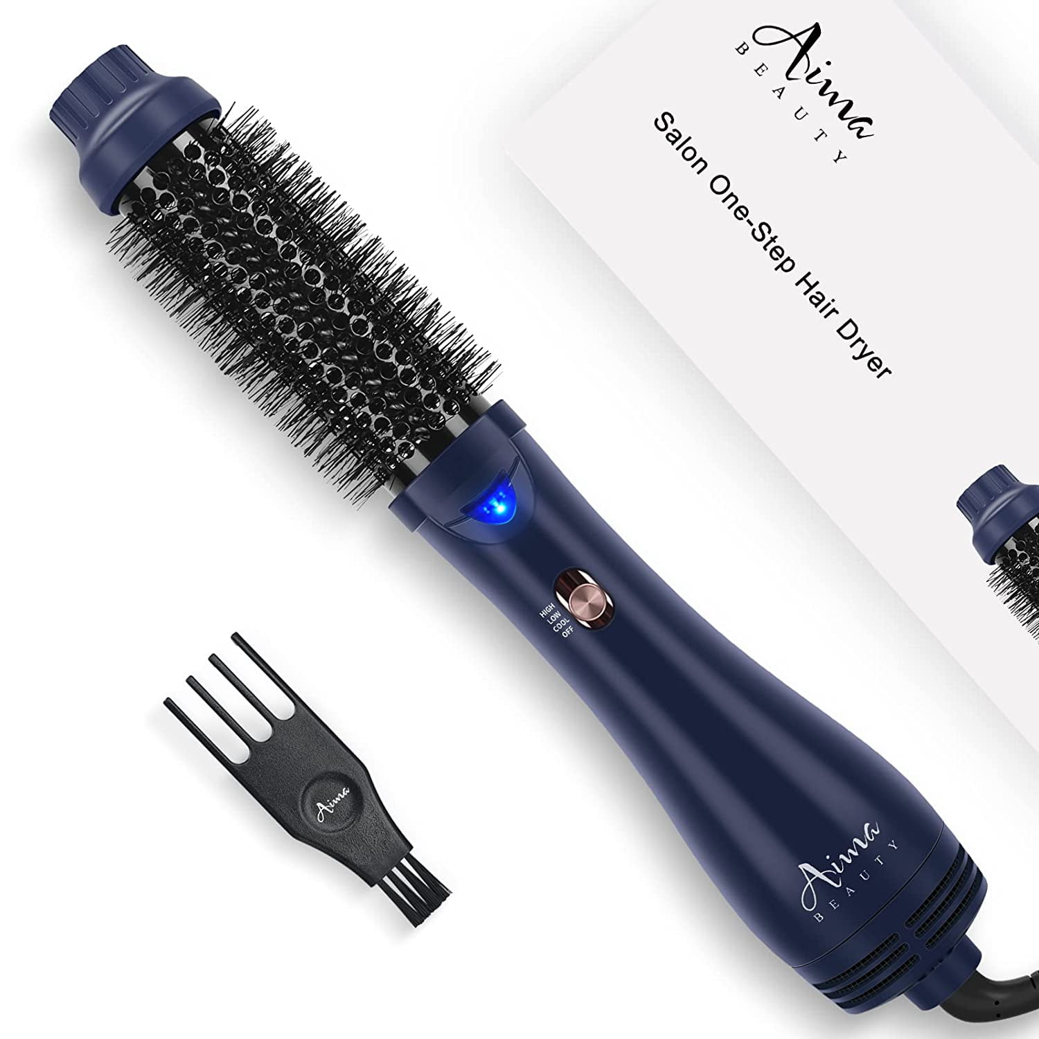 Hair Dryer Brush, Aima Beauty 4in1 Upgrade Hot Air Straightener