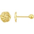 thumbnail image 1 of Broquel Rehilete En Oro De 10 K Joyería M De León Broquel Rehilete, 1 of 3
