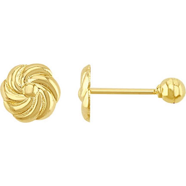 Broquel Rehilete En Oro De 10 K Joyería M De León Broquel Rehilete