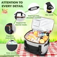 thumbnail image 5 of Tirrinia Large Cooler Bag,48 Cans Insulated Leakproof Soft Ice Chest, Portable Beach Cooler, 5 of 8