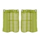 thumbnail image 1 of Baño Cocina Tier Cortinas De Ventana Voile Simple 2pcs Varilla Cortinas 74x90cm Sunnimix Paneles de cortinas cortas, 1 of 8