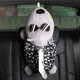 thumbnail image 4 of Caja de pañuelos de peluche para perro, caja de servilletas para coche, hogar, oficina de cocina, perro rufiano Feliz Sencillez, 4 of 5