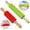 Green/Red, variant on Topekada 2 Pack 12/9in Non-Stick Silicone Rolling Pins for Bake,Dough Roller for Pizza,Cookie with Wooden Handle,Nonstick Surface,2 Sizes(Green/Red)