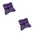 thumbnail image 4 of Bufanda de moda sweethay para mujer bloqueador solar pañuelo para el cuello elegante patrón de puntos azul marino 2piezas, 4 of 6