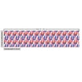 thumbnail image 3 of Retro Fabric by the Yard, Disc Shaped Funky Circles Pop Art Overlapping Geometric Creative Ovals, Decorative Upholstery Fabric for Sofas and Home Accents, Pink Vermilion and Blue by Ambesonne, 3 of 5