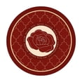 thumbnail image 1 of Round Placemat For Dining Table 30 cm Diameter Rubber Non-Slip Table Mat For Kitchen Home Decor, 1 of 6