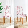 thumbnail image 4 of Cherry om Slipcover for Parson Chair, Machine Washable Chair Cushion Covers for Dining Chairs, Dining Chair Slipcovers Set of 4, Stretch Seat Covers, 4 of 6