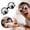 Black 1PCS, variant on Novelty With Rolling Eyes For Pranks And Day Hilarious Interactive Joke Glasses For Parties And Trick Entertainment 14.5cm