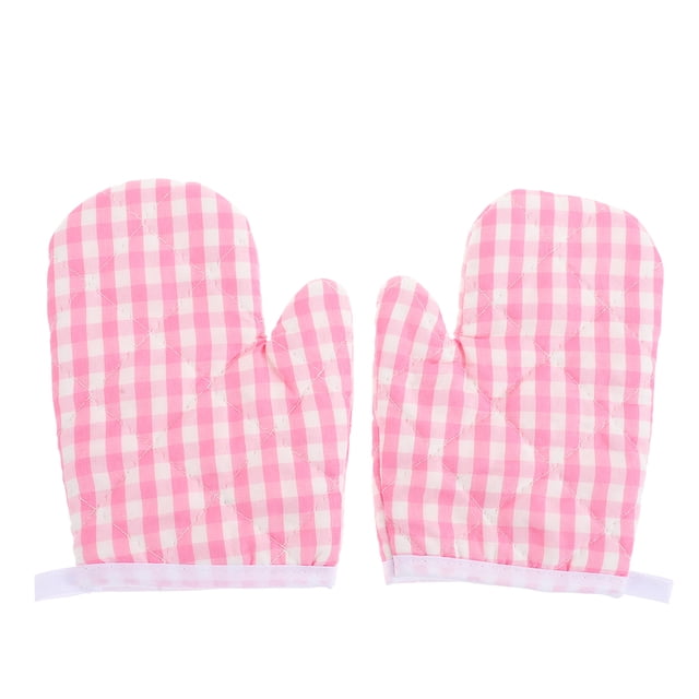 2 unids niños Mits Mitts Cocina Resistente al calor Microondas Guantes de cocina Mits para niños