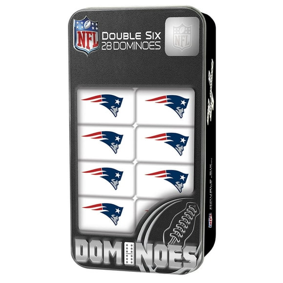 Juego de dominó MasterPieces, coleccionista de los New England Patriots de la NFL