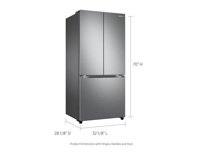 Samsung RF18A5101SR/AA 17.5 Cu. Ft. 3-Door French Door Counter Depth Smart Refrigerator with Twin Cooling Plus - Stainless Steel - NEW