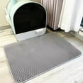 thumbnail image 2 of tredstone Cat Litter Box Mat Provide Soft And Comfortable Experience For Cat Convenient Pink, 2 of 6