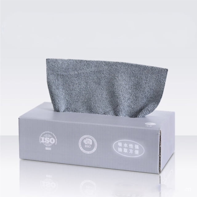 HLONK Microfiber Cleaning Cloths Reusable Strong Water Absorbent Cleaning Cloths Lint Free Dust Cloth Cleaning Rags for Cars House Kitchen Window Gifts