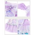 thumbnail image 5 of Vestido de princesa Ariel de La Sirenita de Disney para niñas, disfraz de lentejuelas, disfraz para niños, disfraz para Halloween, carnaval, fiesta de cumpleaños, ropa de 2 a 10 años, 5 of 5
