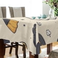 thumbnail image 4 of Yayeee Tablecloths for Rectangular Tables 54 x 54 inch Party Table Cover, Halloween Black Pumpkins, 4 of 6