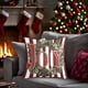 thumbnail image 5 of Fundas de Almohada Navideñas de 45X45 Cm | Fundas de Almohada Decorativas Festivas | Tela Suave con Cremallera Oculta | Decoración para El Hogar - 1 Funda de Almohada de Algodón, 5 of 6
