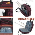 thumbnail image 3 of KROSER Underseat Carry-on 16" Lightweight Overnight Luggage-Purple, 3 of 7