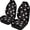 Paw prints, variant on XYZCANDO 2 pcs Front Seat Covers for Cars for Automobile Seats Car Seat Covers Waterproof Auto Interior Decor, SUV Sedan Vehicle Front Seat Protectors, Mushrooms Design
