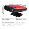 thumbnail image 3 of VicTsing 12V 1000W Portable Car Heater Electric Heating Fan Bracket Type Defogger Defroster with Sucker, 3 of 12