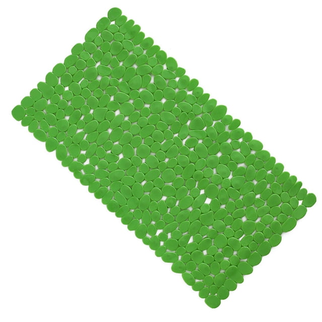 Billuyoard Alfombrilla antideslizante para baño, ducha, baño, almohadilla de PVC con ventosas, alfombrilla antideslizante para bañera Juegos de accesorios de baño verde
