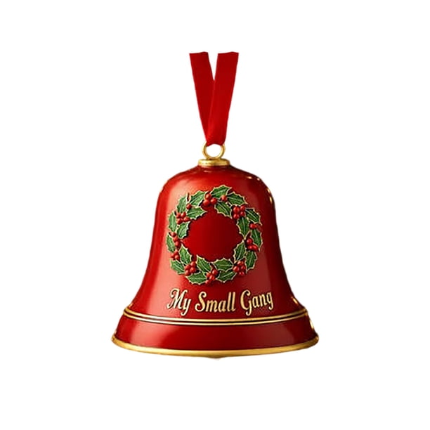 xihome Adorno navideño de campana con tema de amistad y gratitud para decoracin festiva