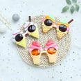 thumbnail image 3 of Gafas de fiesta Tropical hawaiana, flamenco, piña, Luau Hawaiano, piscina, playa, suministros de decoración, gafas divertidas, utilería para fotos, 1 unidad, 3 of 4
