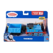 Thomas & Friends by Fisher-Price Motorized Thomas Engine & Cargo Car, Battery-Powered Train