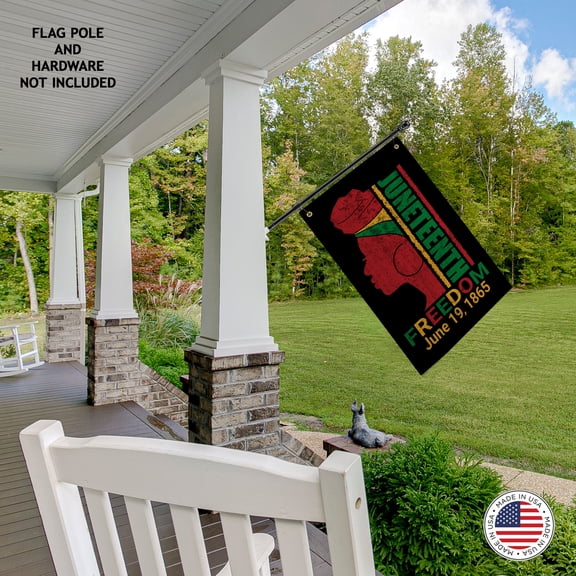 Ashton 3 x 5 Juneteenth Freedom Decorative Flag. 100% Made in the USA