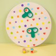 thumbnail image 2 of Juguetes Montessori a juego de formas para niños, cognición de Color, coordinación mano-ojo, entrenamiento de pensamiento lógico, juegos de mesa interactivos, 2 of 3