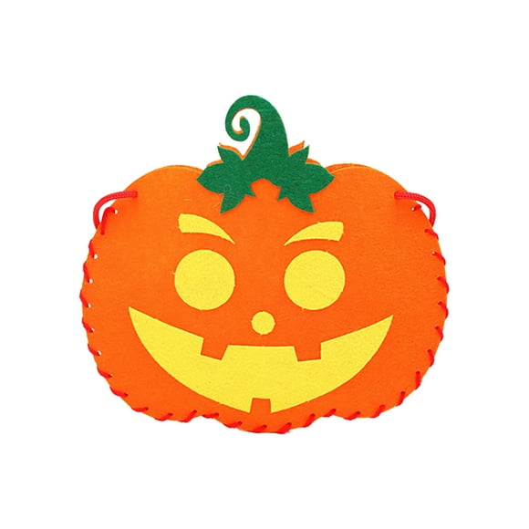 Décorations d'Halloween Sacs de Bonbons Citrouille Seau d'Halloween Kit d'Artisanat pour Enfants pour Intérieur Extérieur Fêtes d'Halloween Idées Parfaites Cadeaux