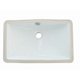 thumbnail image 1 of Lavabo de Baño Elements of Design LB18127 Bajo Encimera Blanco, 1 of 6