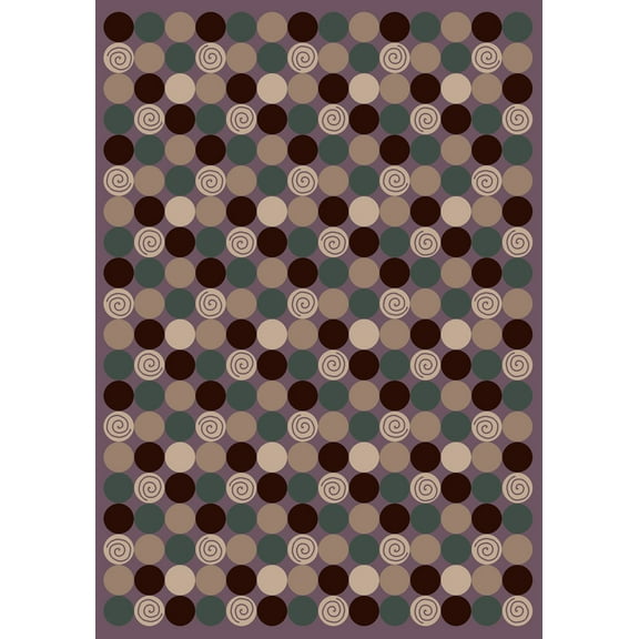 Milliken Innovations Area Rug DA T DA AMETHYST Da T Da Amethyst 3' 10" x 5' 4" Rectangle