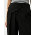 thumbnail image 5 of Pocket Detail Buttoned Wide Leg Trousers, 5 of 6