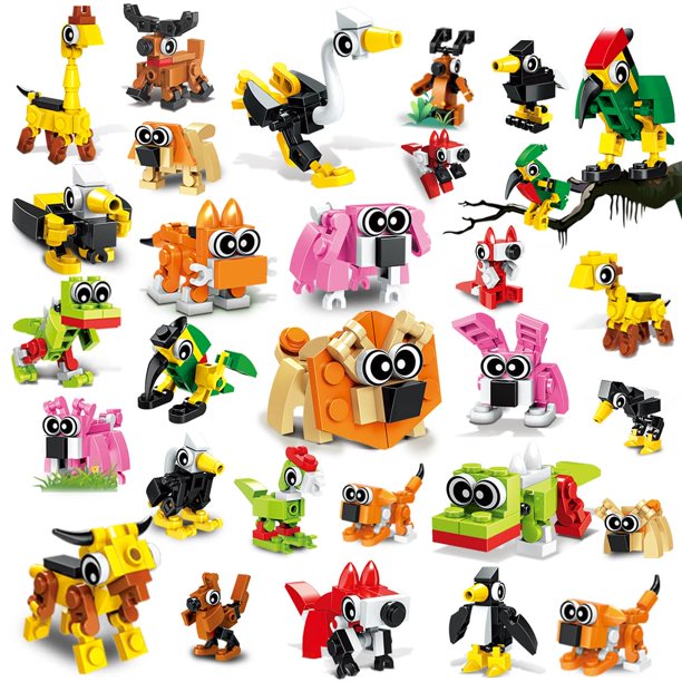 Bloque de construcción HOGOKIDS Party Favors, 20 unidades con 30 animales