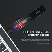 120G External SSD TOPESEL USB-C 3.1Mini Portable SSD Solid State Drive