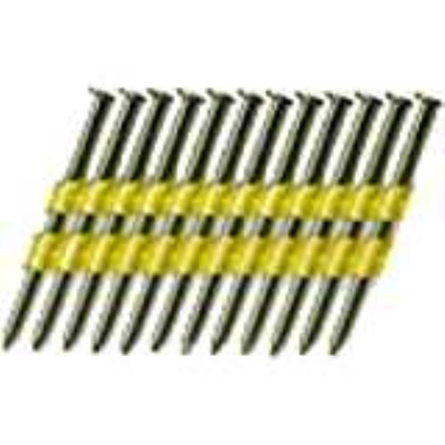 National Nail 0705471 Stick Collated Framing Nail, 0.131 in x 3 in, 22 deg, Steel